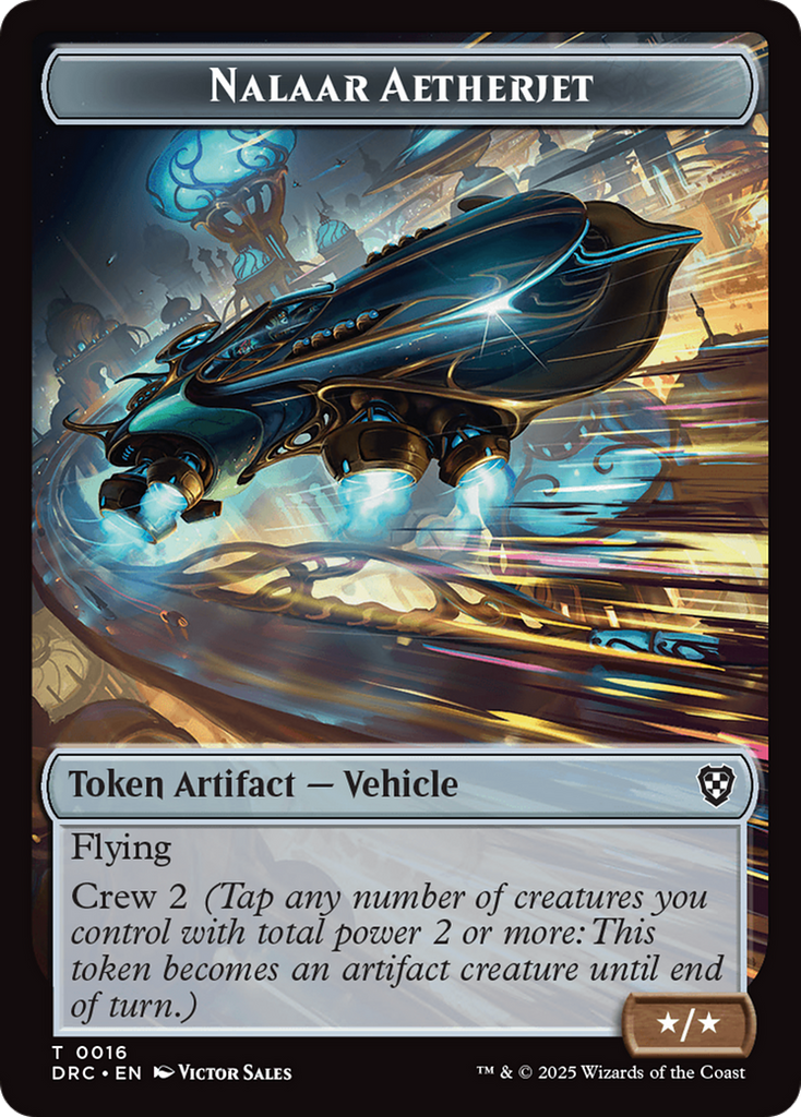 Magic: The Gathering - Nalaar Aetherjet Token - Aetherdrift Commander Tokens