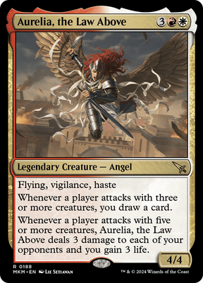 Magic: The Gathering - Aurelia, the Law Above Foil - Murders at Karlov Manor