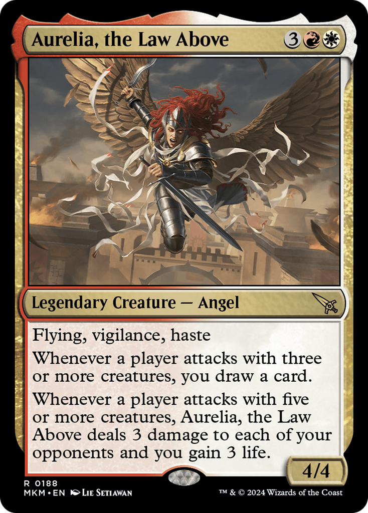 Magic: The Gathering - Aurelia, the Law Above Foil - Murders at Karlov Manor