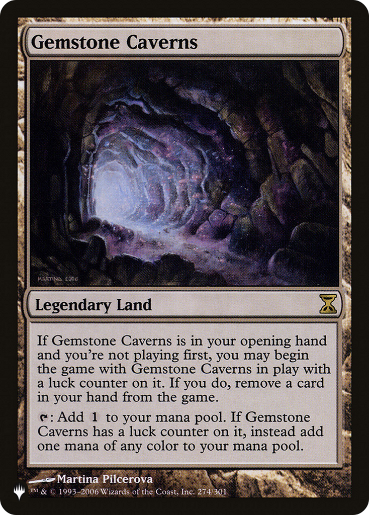 Magic: The Gathering - Gemstone Caverns - The List