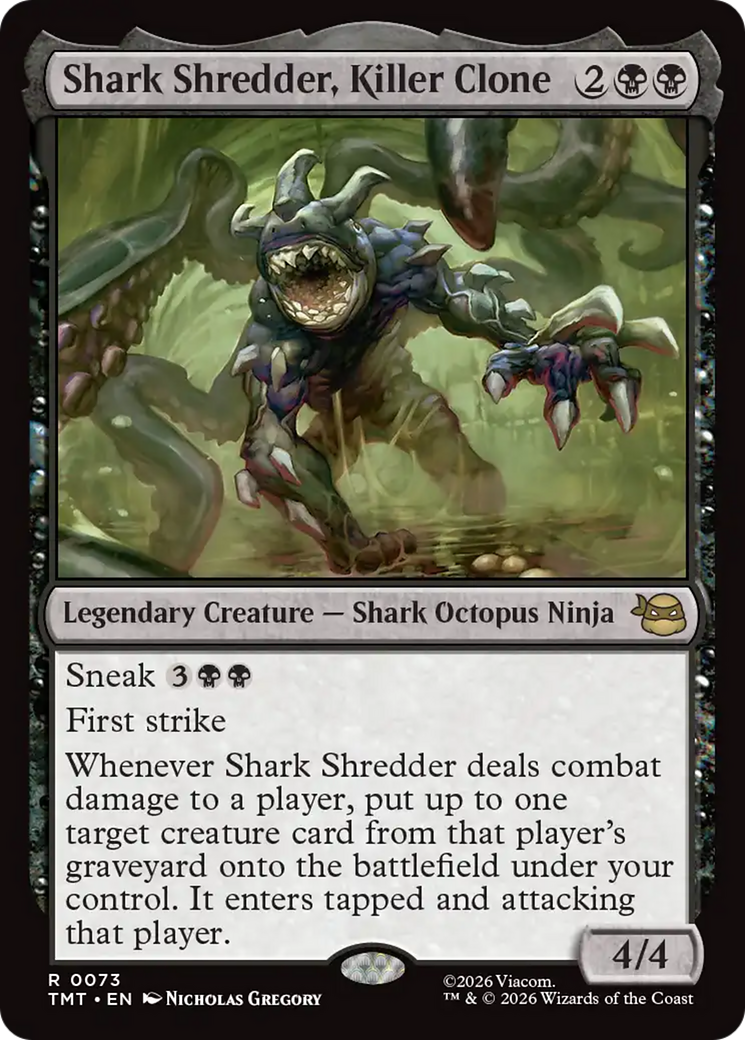 Magic: The Gathering - Shark Shredder, Killer Clone Foil - Teenage Mutant Ninja Turtles