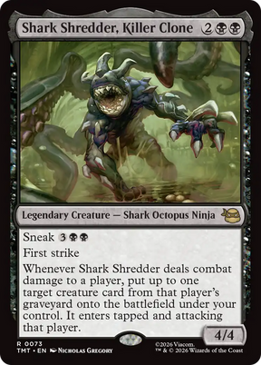 Magic: The Gathering - Shark Shredder, Killer Clone Foil - Teenage Mutant Ninja Turtles