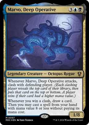 Magic: The Gathering - Marvo, Deep Operative Foil - Murders at Karlov Manor Commander