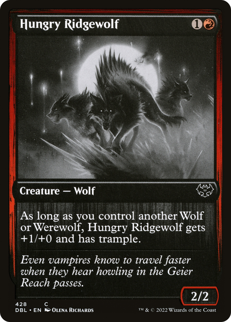 Magic: The Gathering - Hungry Ridgewolf - Innistrad: Double Feature