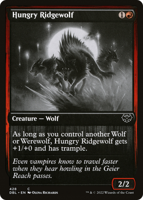Magic: The Gathering - Hungry Ridgewolf - Innistrad: Double Feature