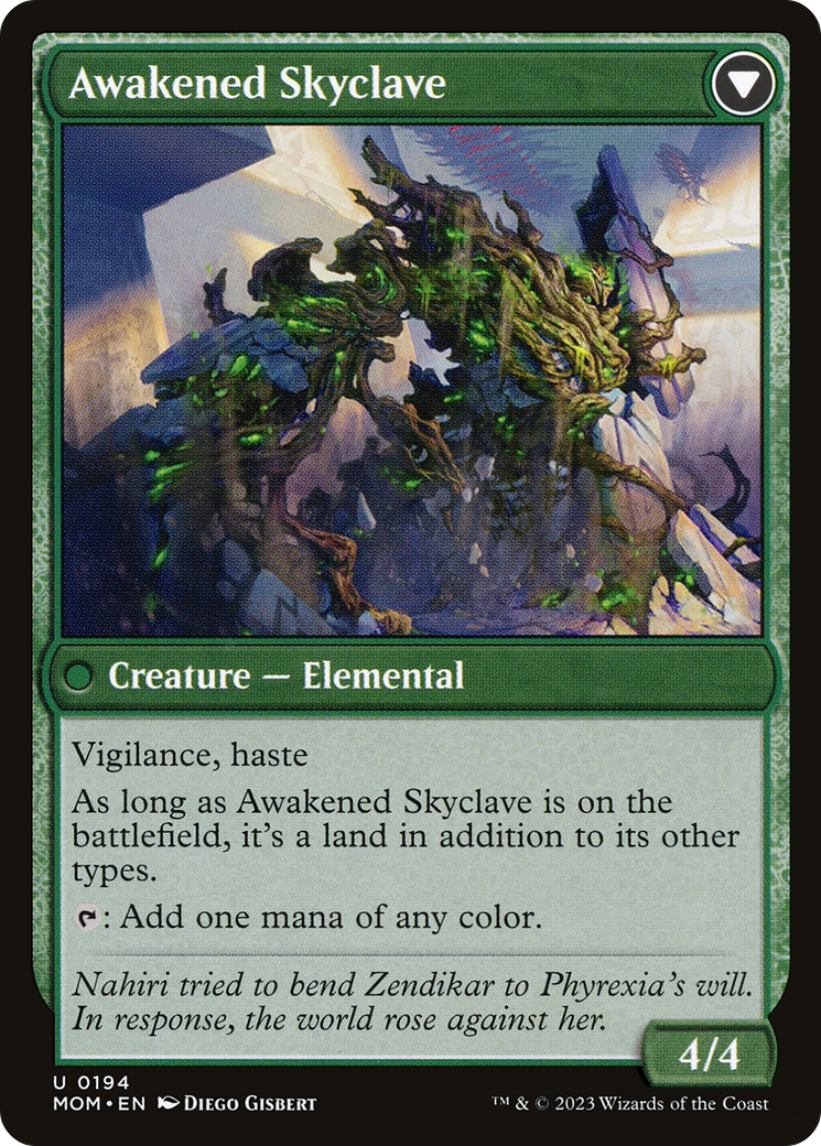 Magic: The Gathering - Invasion of Zendikar // Awakened Skyclave Foil - March of the Machine