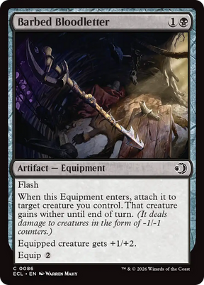 Magic: The Gathering - Barbed Bloodletter Foil - Lorwyn Eclipsed