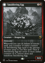 Magic: The Gathering - Smoldering Egg // Ashmouth Dragon - Innistrad: Double Feature