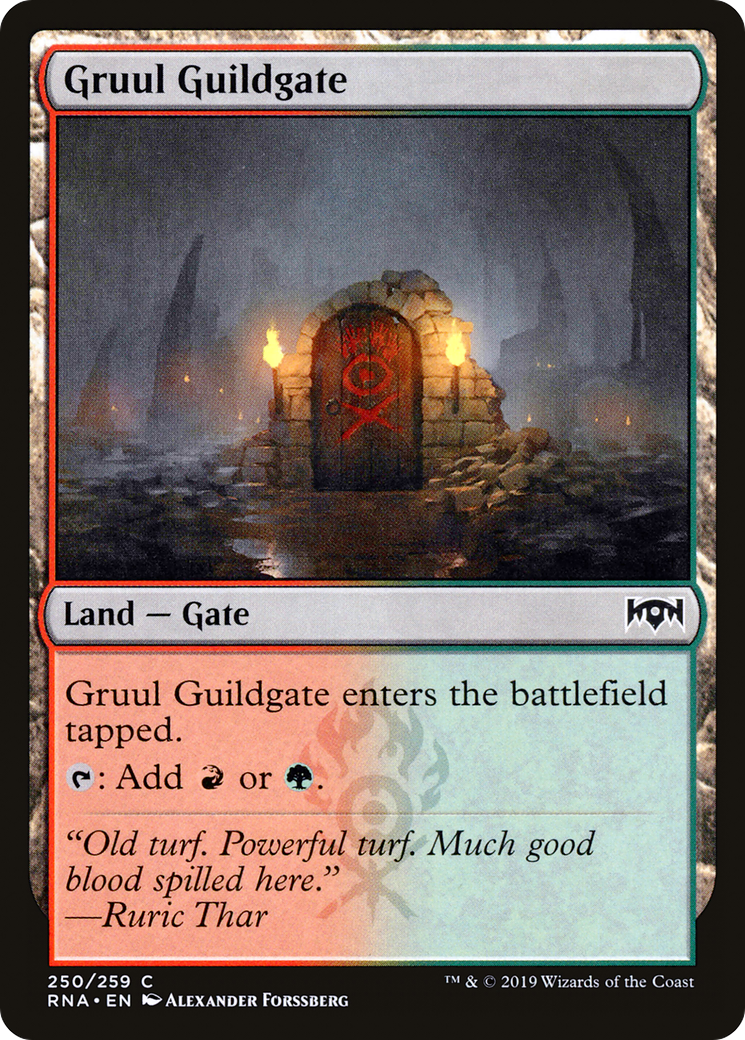 Magic: The Gathering - Gruul Guildgate Foil - Ravnica Allegiance