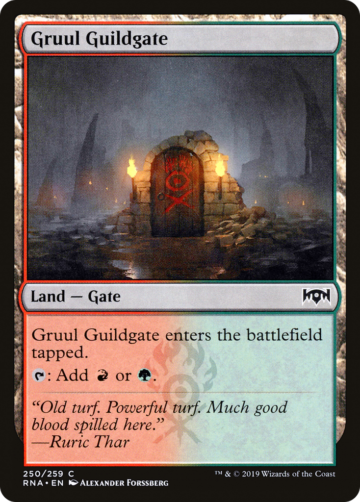 Magic: The Gathering - Gruul Guildgate Foil - Ravnica Allegiance