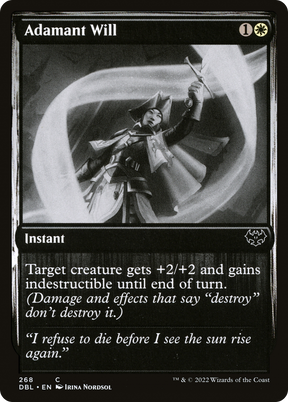 Magic: The Gathering - Adamant Will Foil - Innistrad: Double Feature