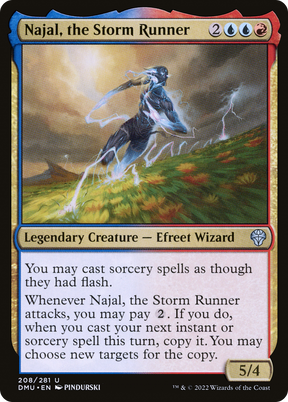 Magic: The Gathering - Najal, the Storm Runner - Dominaria United