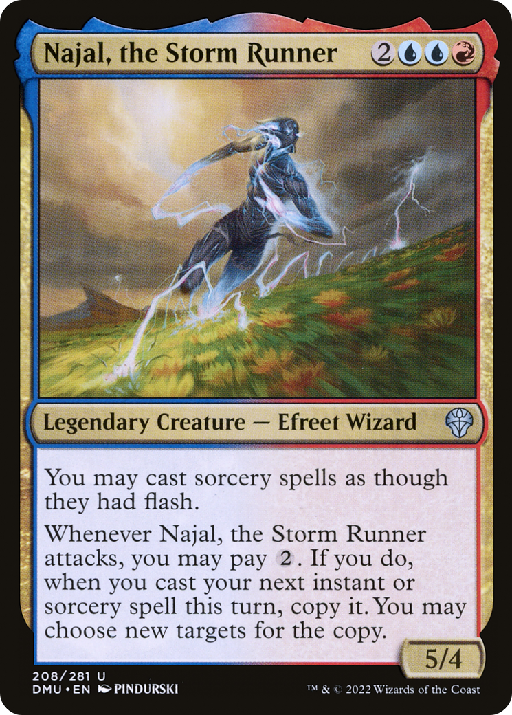 Magic: The Gathering - Najal, the Storm Runner Foil - Dominaria United