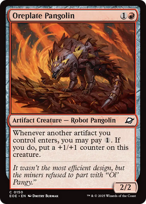Magic: The Gathering - Oreplate Pangolin - Edge of Eternities