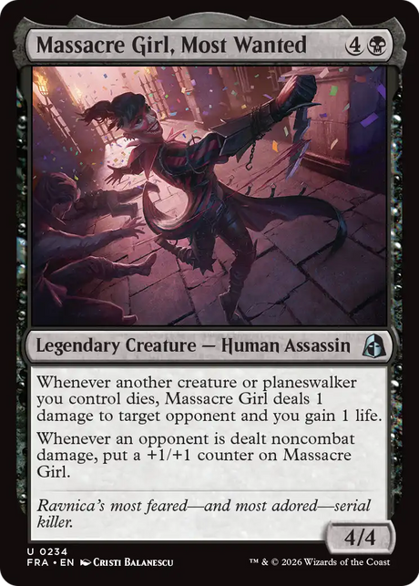 Magic: The Gathering - Massacre Girl, Most Wanted - Reality Fracture