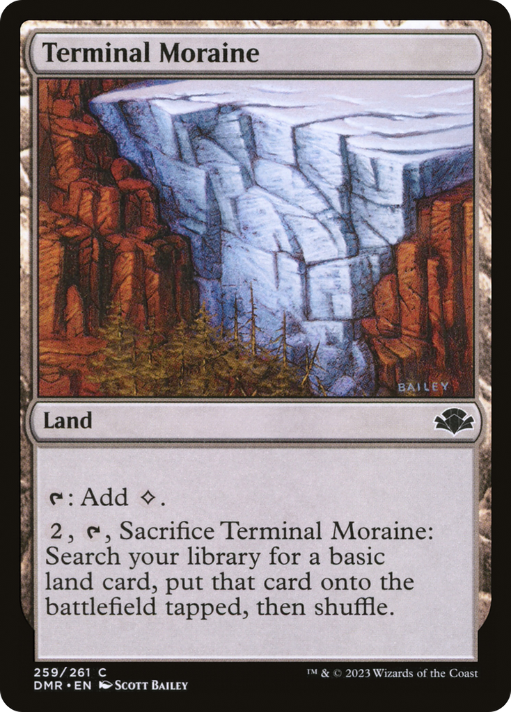 Magic: The Gathering - Terminal Moraine - Dominaria Remastered