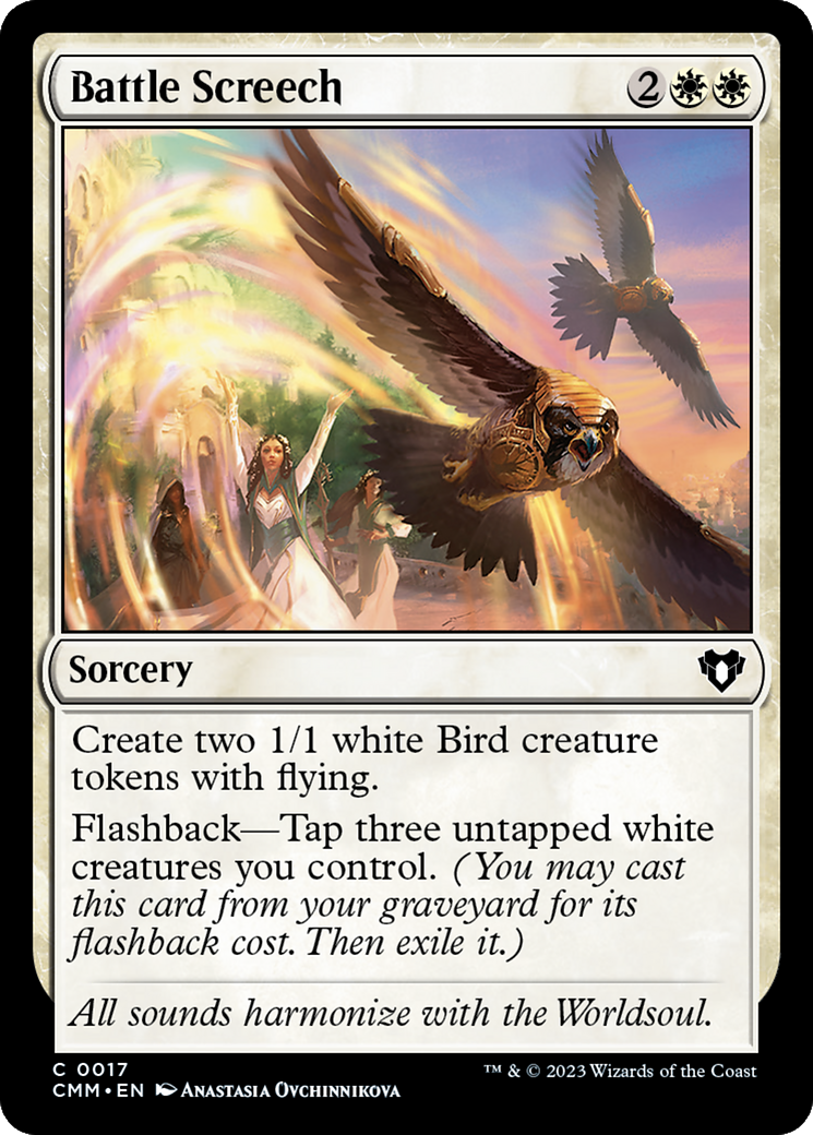 Magic: The Gathering - Battle Screech Foil - Commander Masters