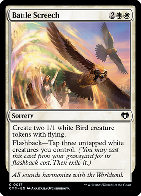 Magic: The Gathering - Battle Screech Foil - Commander Masters