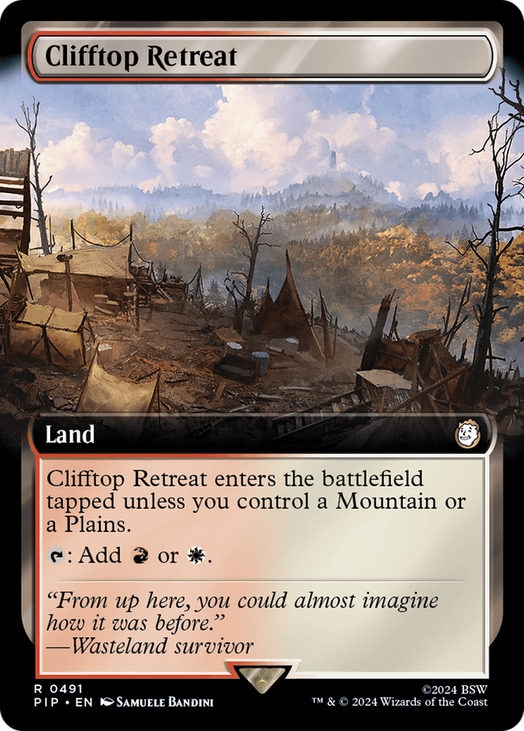 Magic: The Gathering - Clifftop Retreat Foil - Fallout