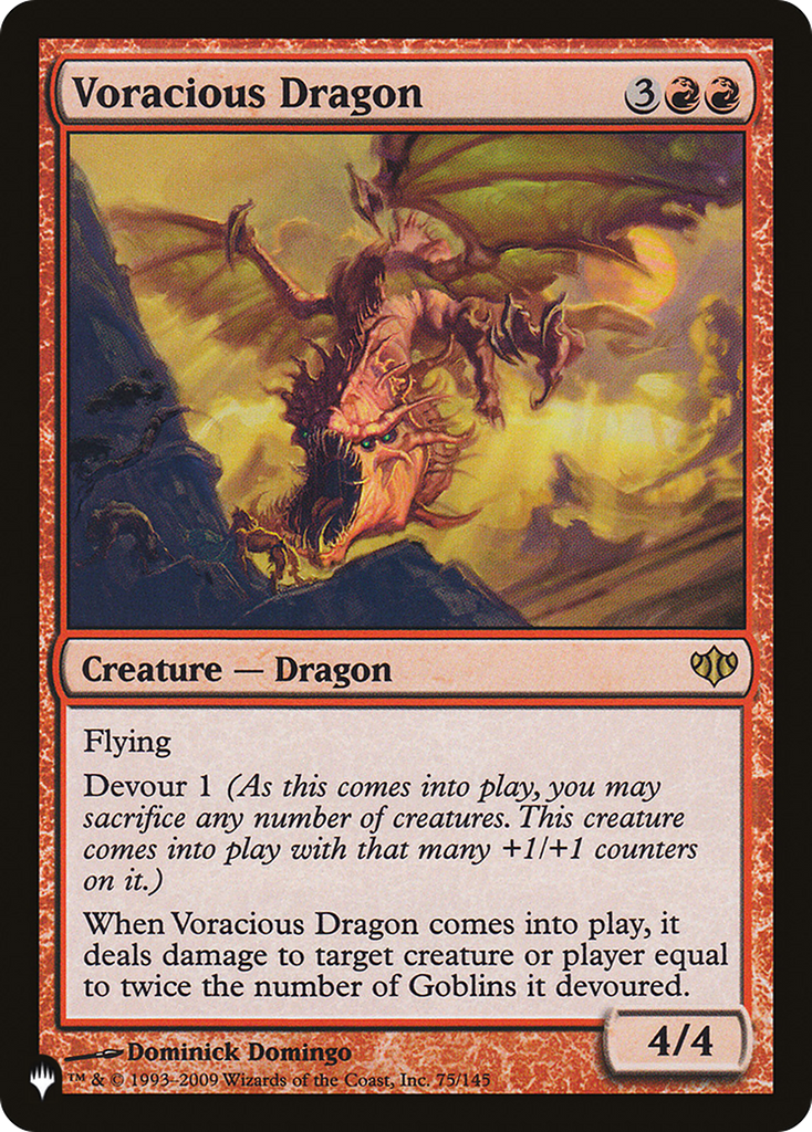 Magic: The Gathering - Voracious Dragon - The List