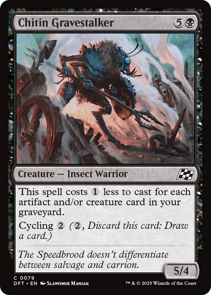 Magic: The Gathering - Chitin Gravestalker - Aetherdrift