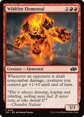 Magic: The Gathering - Wildfire Elemental - Foundations Jumpstart