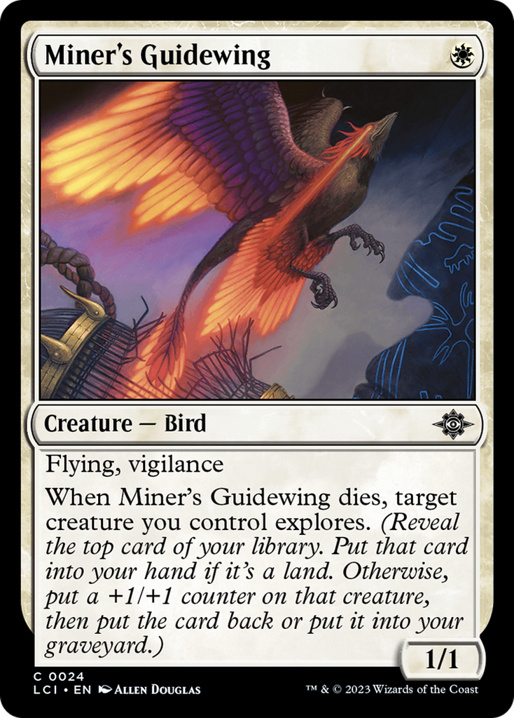 Magic: The Gathering - Miner's Guidewing Foil - The Lost Caverns of Ixalan