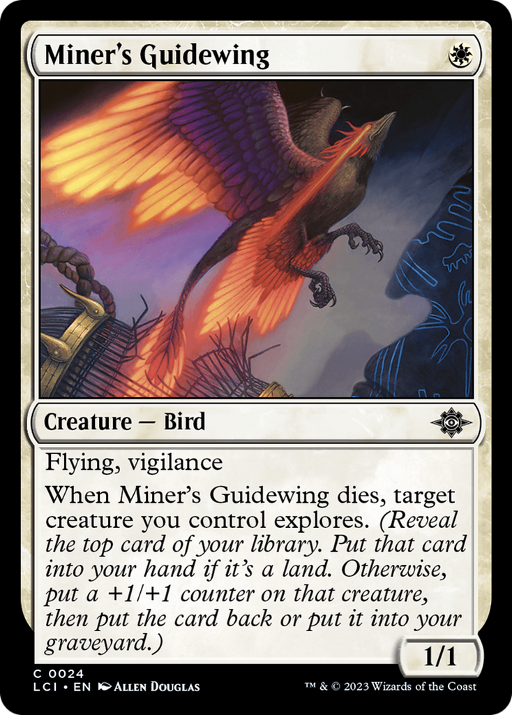 Magic: The Gathering - Miner's Guidewing - The Lost Caverns of Ixalan