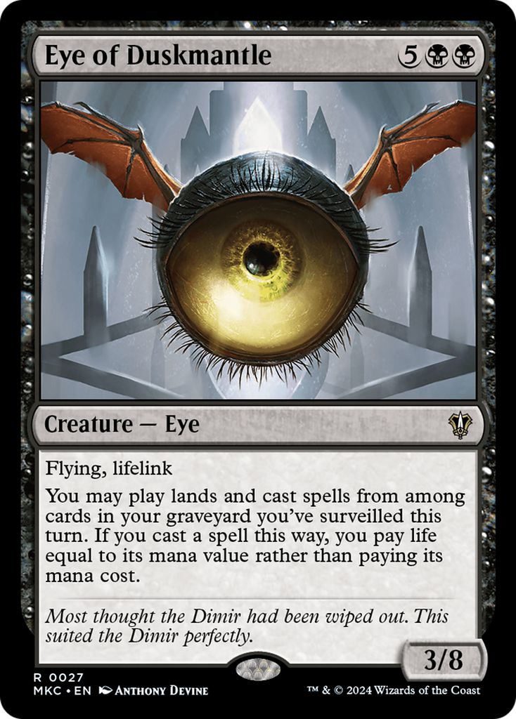 Magic: The Gathering - Eye of Duskmantle - Murders at Karlov Manor Commander