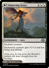 Magic: The Gathering - Glasswing Grace // Age-Graced Chapel Foil - Modern Horizons 3