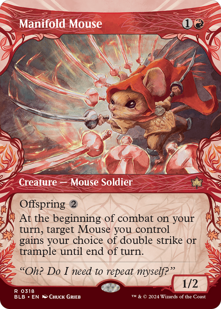 Magic: The Gathering - Manifold Mouse Foil - Bloomburrow
