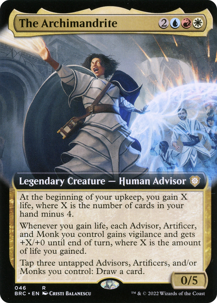 Magic: The Gathering - The Archimandrite Foil - The Brothers' War Commander