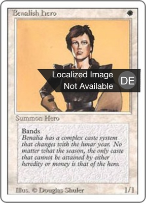 Magic: The Gathering - Benalische Heldin - Revised Edition