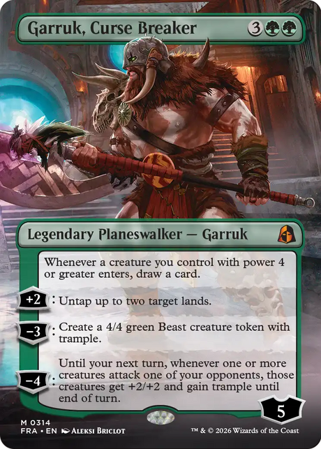 Magic: The Gathering - Garruk, Curse Breaker Foil - Reality Fracture