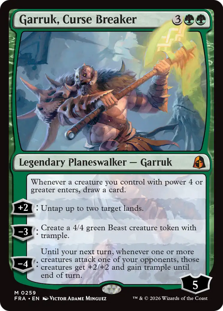 Magic: The Gathering - Garruk, Curse Breaker Foil - Reality Fracture