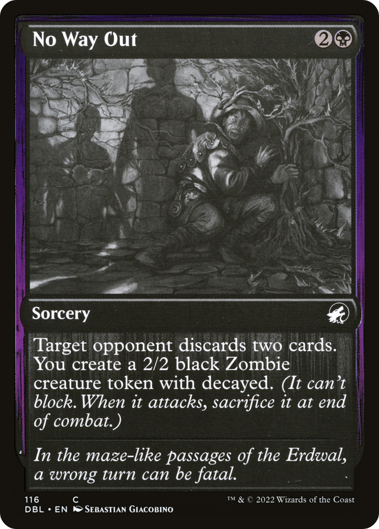 Magic: The Gathering - No Way Out Foil - Innistrad: Double Feature