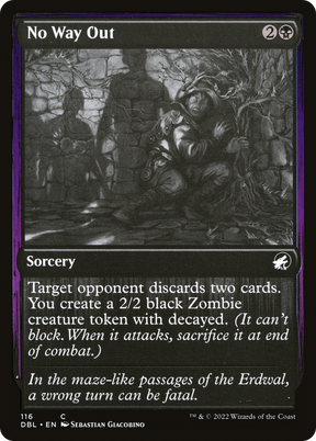 Magic: The Gathering - No Way Out Foil - Innistrad: Double Feature