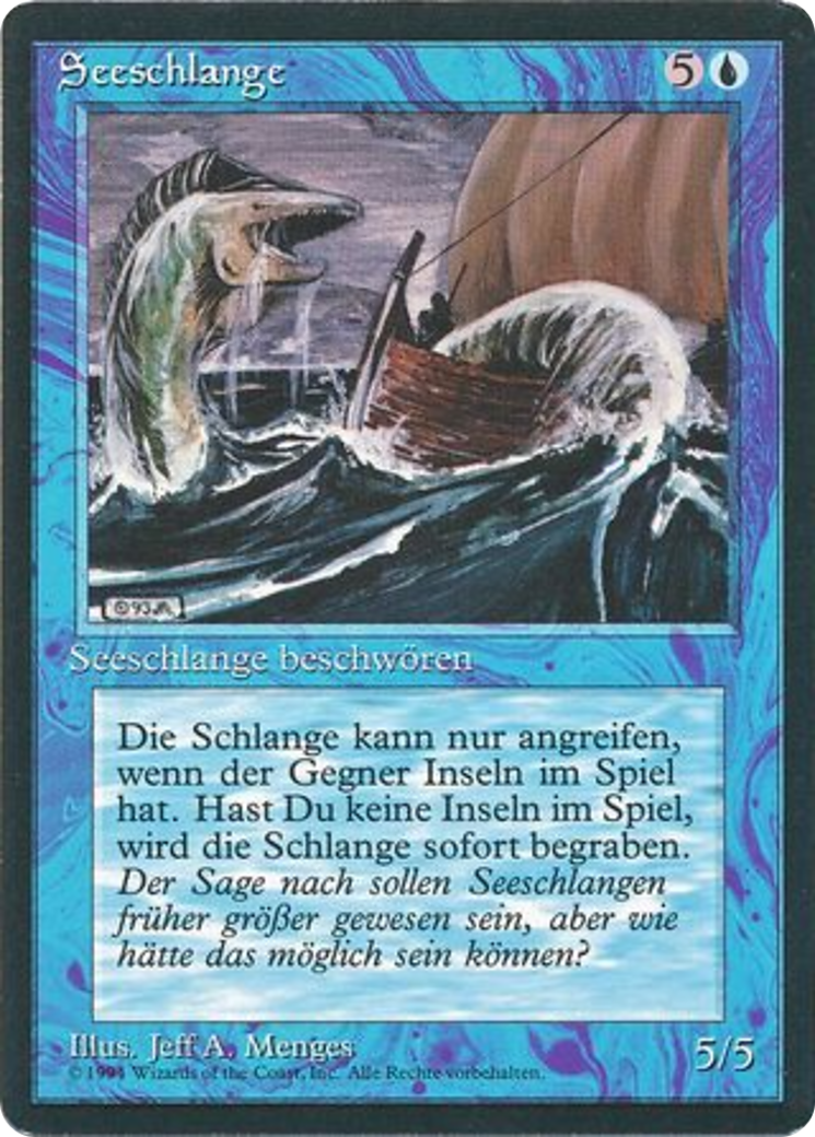 Magic: The Gathering - Seeschlange - Foreign Black Border