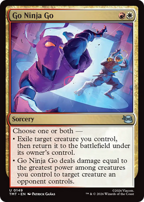 Magic: The Gathering - Go Ninja Go Foil - Teenage Mutant Ninja Turtles