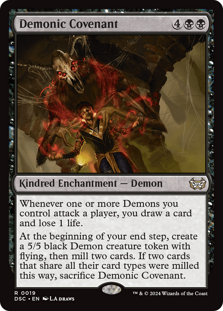 Magic: The Gathering - Demonic Covenant - Duskmourn: House of Horror Commander