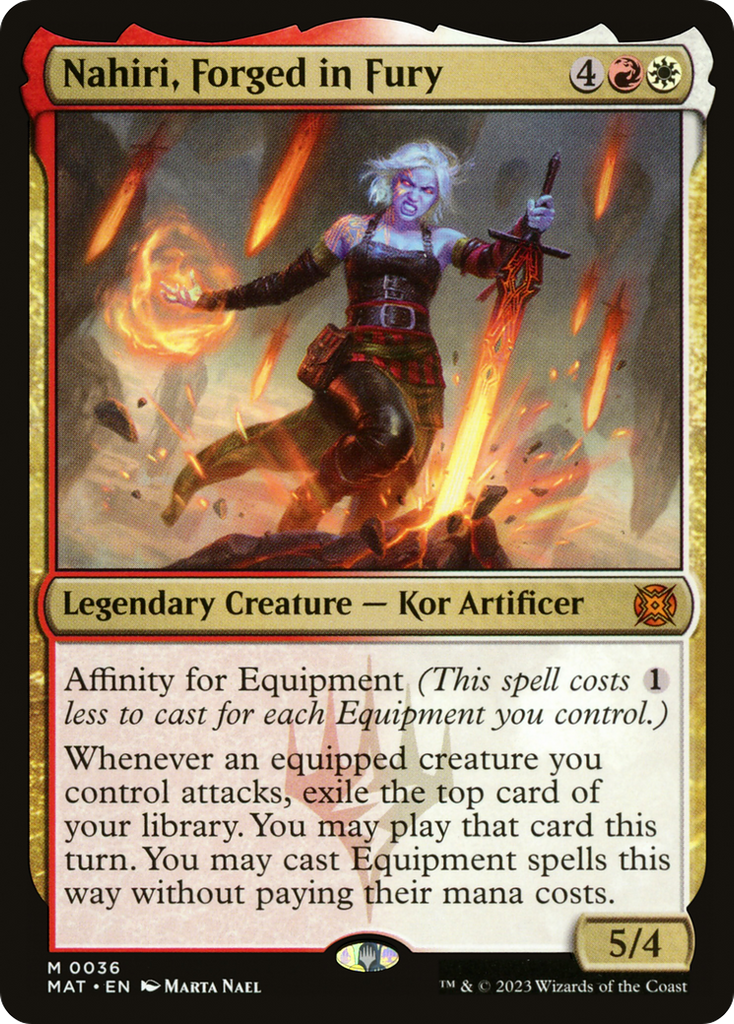 Magic: The Gathering - Nahiri, Forged in Fury - March of the Machine: The Aftermath