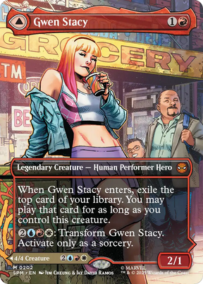 Magic: The Gathering - Gwen Stacy // Ghost-Spider Foil - Marvel's Spider-Man