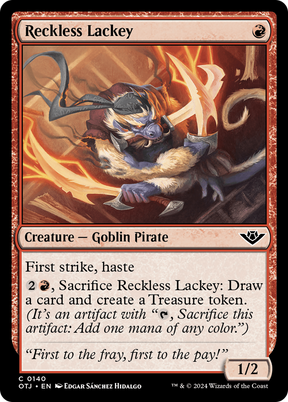 Magic: The Gathering - Reckless Lackey Foil - Outlaws of Thunder Junction