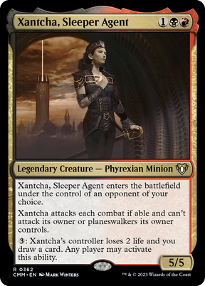 Magic: The Gathering - Xantcha, Sleeper Agent Foil - Commander Masters