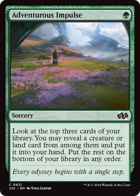 Magic: The Gathering - Adventurous Impulse - Foundations Jumpstart