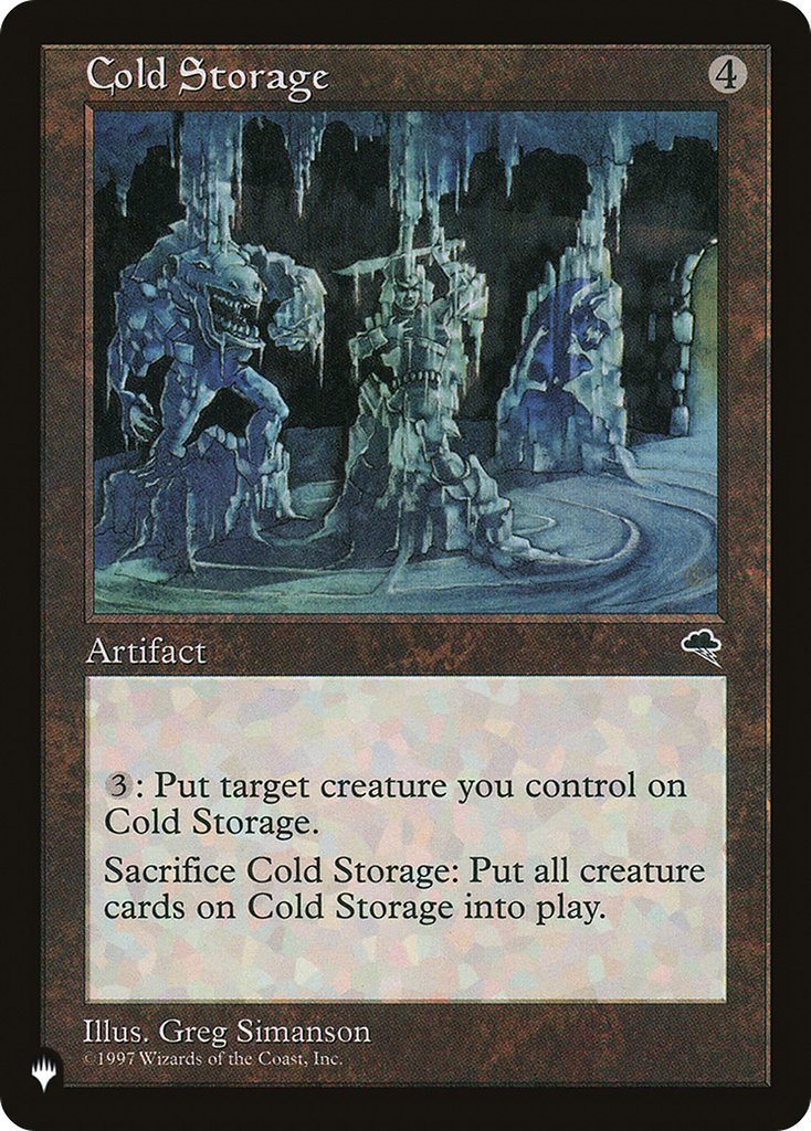 Magic: The Gathering - Cold Storage - The List