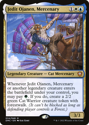 Magic: The Gathering - Jedit Ojanen, Mercenary Foil - Dominaria United Commander