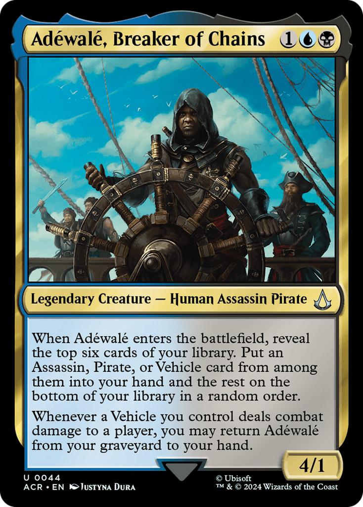 Magic: The Gathering - Adéwalé, Breaker of Chains Foil - Assassin's Creed