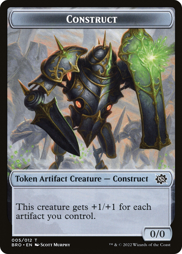 Magic: The Gathering - Construct Token - The Brothers' War Tokens