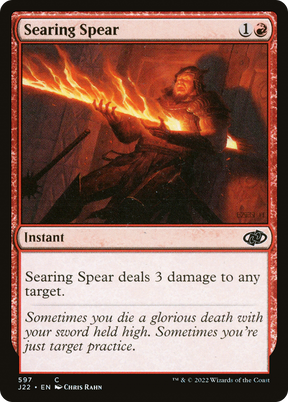 Magic: The Gathering - Searing Spear - Jumpstart 2022